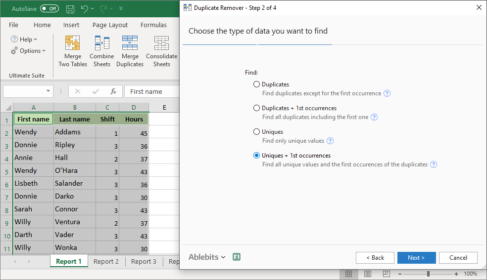 find duplicates in excel for mac